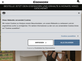'eisenhorn.com' screenshot