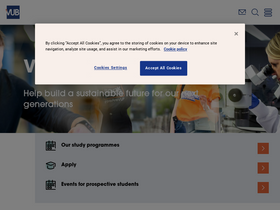 'student.vub.be' screenshot
