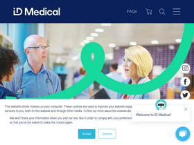 'id-medical.com' screenshot