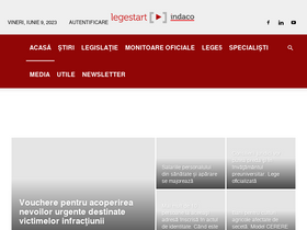 'legestart.ro' screenshot