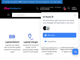 'lapgadgets.in' screenshot