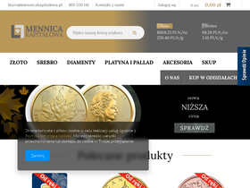 'mennicakapitalowa.pl' screenshot