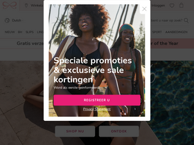 'hunkemoller.be' screenshot