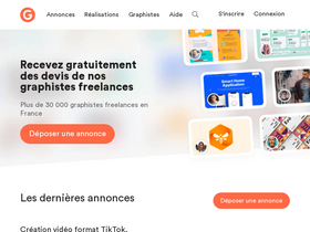'graphiste.com' screenshot