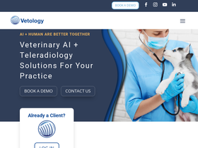 'vetology.net' screenshot
