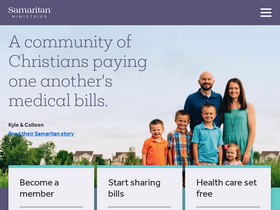 'samaritanministries.org' screenshot