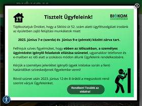 'biokom.hu' screenshot