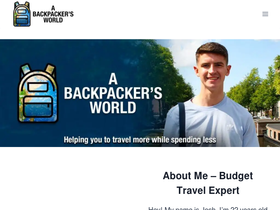 'abackpackersworld.com' screenshot