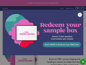'heymilestone.com' screenshot