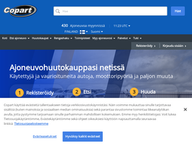 'copart.fi' screenshot