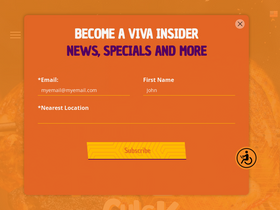 'vivachicken.com' screenshot