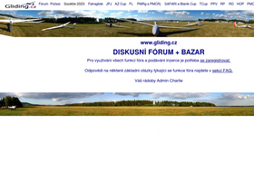 'gliding.cz' screenshot