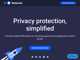 'betternet.co' screenshot