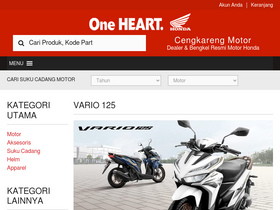 'hondacengkareng.com' screenshot