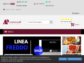 'attrezzatureprofessionali.com' screenshot