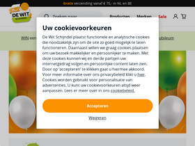 'dewitschijndel.nl' screenshot