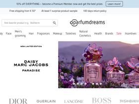 'parfumdreams.ie' screenshot