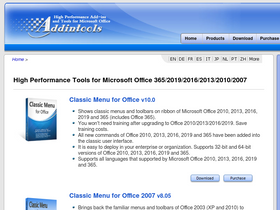 'addintools.com' screenshot