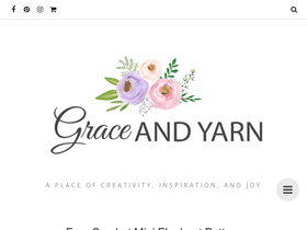 'graceandyarn.com' screenshot