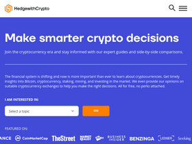'hedgewithcrypto.com' screenshot