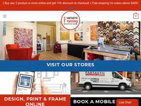 Fantasticframing homepage screenshot