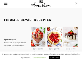 'annuskam.hu' screenshot