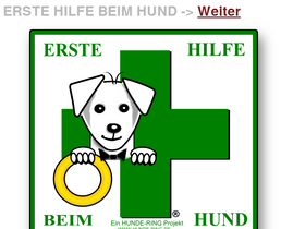 'erste-hilfe-beim-hund.de' screenshot