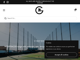 21golfrange.com homepage screenshot