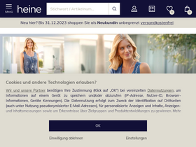 'heine.ch' screenshot