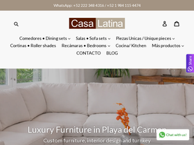 casalatina.com.mx homepage screenshot
