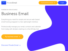 'privateemail.com' screenshot