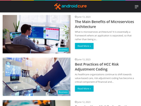 'androidcure.com' screenshot
