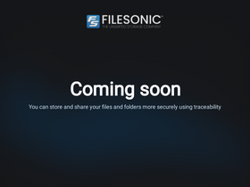 'filesonic.com' screenshot