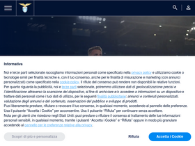 'sslazio.it' screenshot