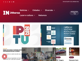 'itamarajunoticias.com.br' screenshot