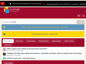 'consumeractiongroup.co.uk' screenshot