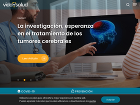 'vidaysalud.com' screenshot