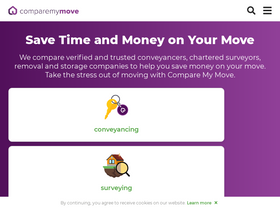 'comparemymove.com' screenshot