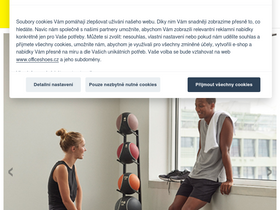 'officeshoes.cz' screenshot