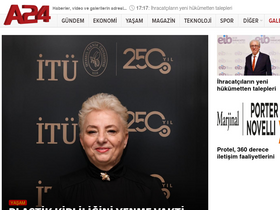 'a24.com.tr' screenshot