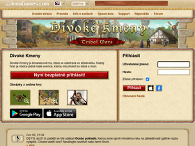 'divokekmeny.cz' screenshot