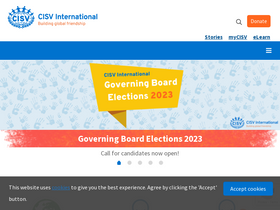 'cisv.org' screenshot