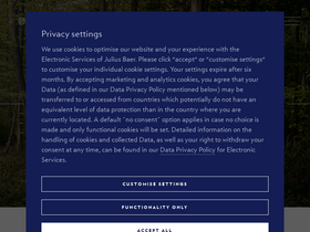 'juliusbaer.com' screenshot