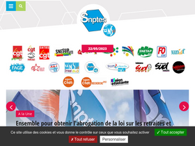 'snptes.fr' screenshot
