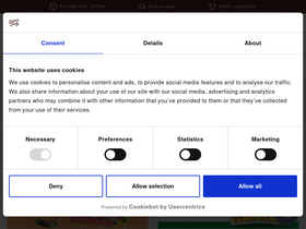 'cooperscandy.no' screenshot