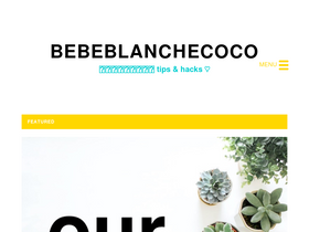 'bebeblanchecoco.com' screenshot