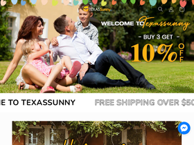 Texassunny homepage screenshot