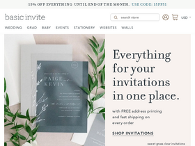 'basicinvite.com' screenshot