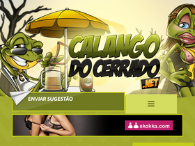 'calangodocerrado.net' screenshot