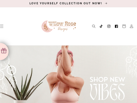 willowrosedesign.com homepage screenshot